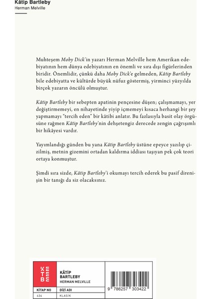 Katip Bartleby - Herman Melville fiyatları