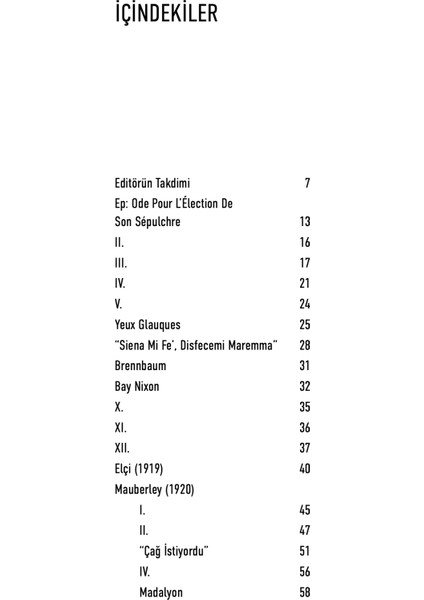 Hugh Selwyn Mauberley - Ezra Pound modelleri