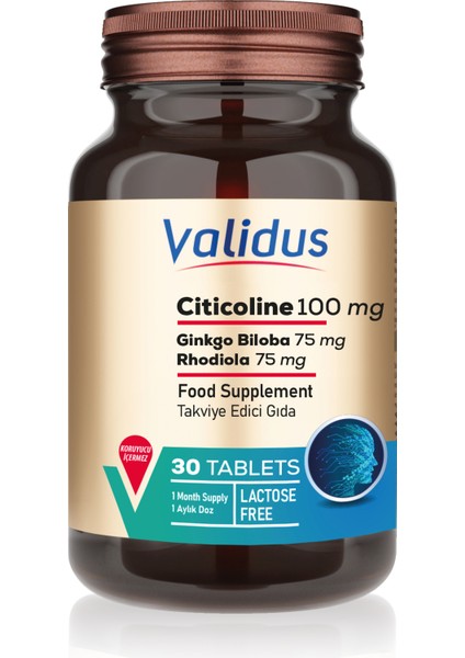 Sitikolin 100 Mg 30 Tablet
