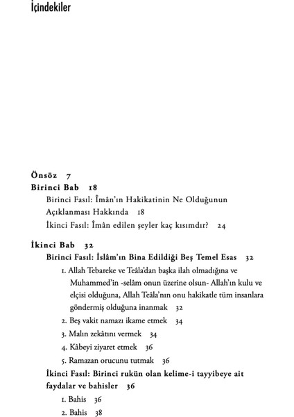 Yakîn ve İrfan Ehli İçin İman Hakikatleri - Şeyh Ali el-Bistami modelleri