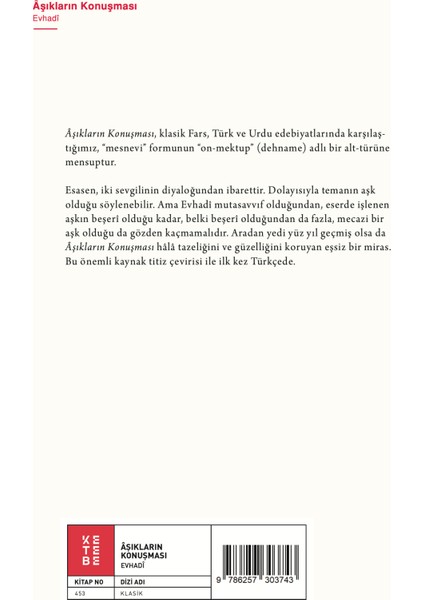 Aşıkların Konuşması - Evhadi fiyatları
