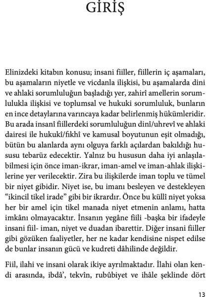 Niyet Felsefesi - Salih Aydın