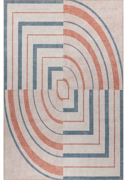 Mitjana Modern Krem Polyester Dikdörtgen Modern Desenli Pamuk Makinada Yıkanabilir Hav Toz Vermez Leke Tutmayan Kaymaz Taban Dijital Makine Baskı Salon Yolluk Mutfak Halı fiyatları