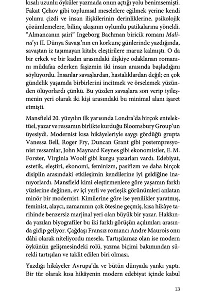 Yazgımı Öğrenmeliyim - Katherine Mansfield