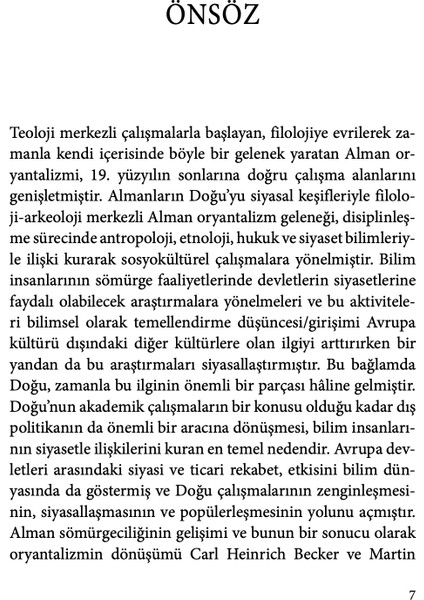 Alman Oryantalizmi - Remzi Avcı indirimleri