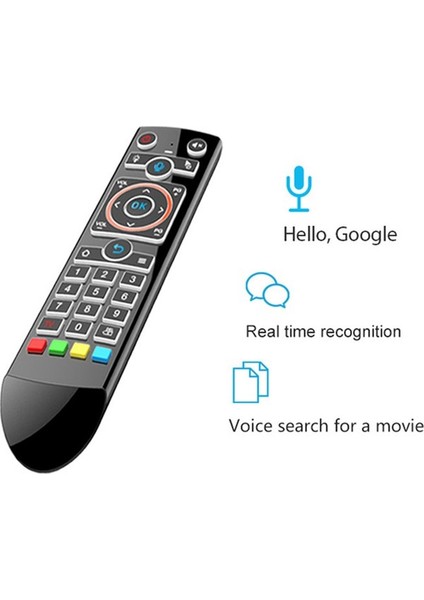 Gorgeous Q2 Akıllı Tv Arkadan Aydınlatmalı Kablosuz Air Mouse Uzaktan Kumanda, Arkadan Aydınlatmalı (Yurt Dışından) indirimleri
