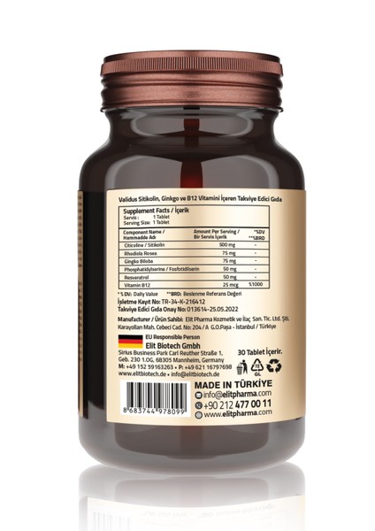 Sitikolin 500 Mg 30 Tablets fiyatları