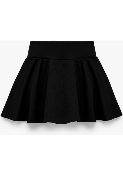 Yüksek Bel Rahat Kalıp Scuba Mini Spor Şort Etek fiyatları