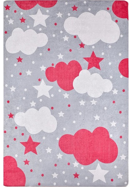 Luoyang Figürlü Pembe Polyester Dikdörtgen Modern Desenli Pamuk Makinada Yıkanabilir Hav Toz Vermez Leke Tutmayan Kaymaz Taban Dijital Makine Baskı Salon Yolluk Mutfak Halı