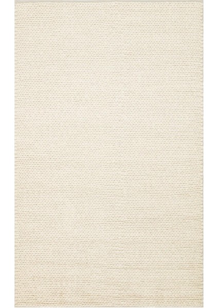 Abtenau Modern Krem Yün Dikdörtgen Modern Desenli Akrilik Hav Vermeyen Leke Tutmayan Kolay Temizlenen Yumuşak Makine Salon Yolluk Jüt Halı