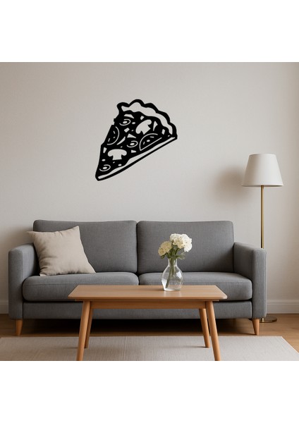 Tek Dilim Pizza Dekoratif Mdf Tablo - BRNTEK1496-4926 fırsatları