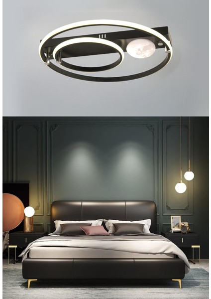 ESSLİGHT PARMA 45 CM PLAFONYER LED AVİZE 3 RENK IŞIK MODLU (BEYAZ SARI GÜN IŞIĞI) MODERN DEKORATİF AYDINLATMA fiyatları