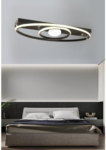 ESSLİGHT PARMA 60 CM PLAFONYER LED AVİZE 3 RENK IŞIK MODLU (BEYAZ SARI GÜN IŞIĞI) MODERN DEKORATİF AYDINLATMA fiyatları