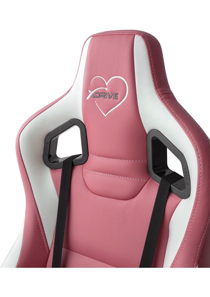 Akdeniz Profesyonel Oyuncu Koltuğu Pembe/beyaz