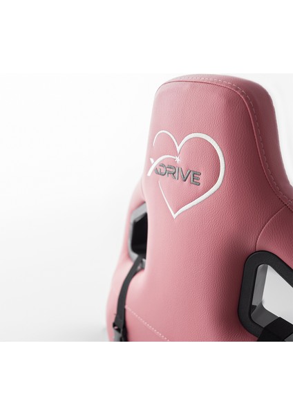 Akdeniz Profesyonel Oyuncu Koltuğu Pembe/beyaz