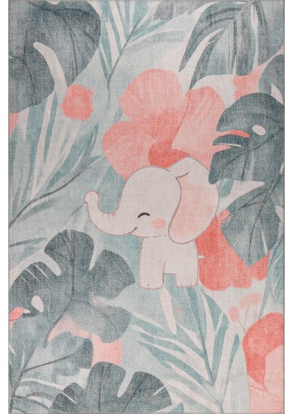 Saint-Ouen Figürlü Mavi Polyester Kare Modern Desenli Pamuk Makinada Yıkanabilir Hav Toz Vermez Leke Tutmayan Kaymaz Taban Dijital Makine Baskı Salon Yolluk Mutfak Halı fiyatları