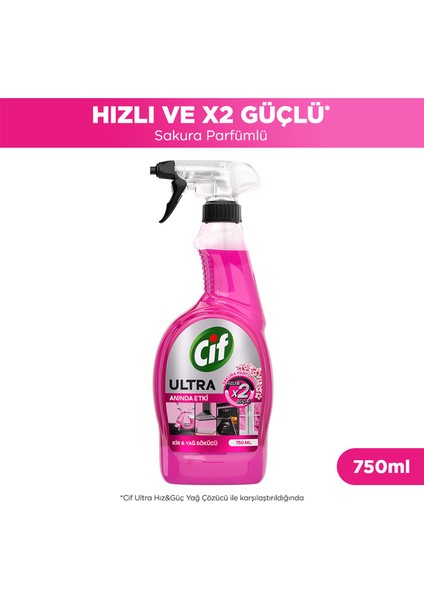 Ultra Anında Etki Kir & Yağ Sökücü Sakura