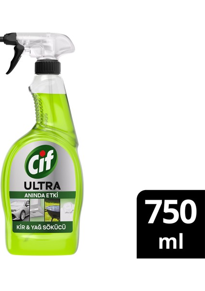 Cıf Ultra Sprey Anında Etkı 750ML Kır&yag