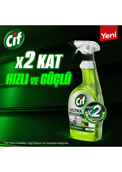 Cıf Ultra Sprey Anında Etkı 750ML Kır&yag modelleri