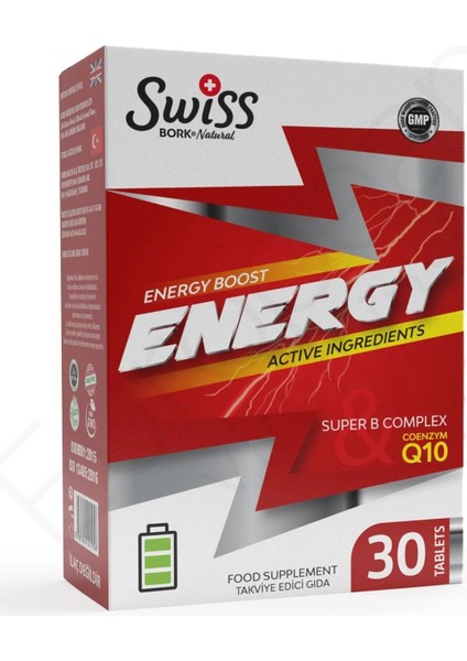Bork ENERGYQ10+GINSENG+K2+FOLAT Tb