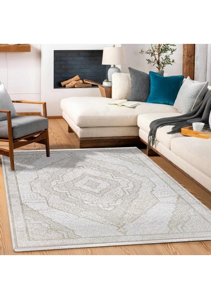 Klasik Gri Pamuk Daire Modern Desenli Pamuk Makinada Yıkanabilir Hav Toz Vermez Leke Tutmayan Kaymaz Taban Dijital Makine Baskı Salon Yolluk Mutfak Halı fırsatları