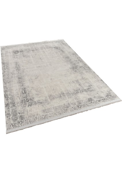 Uxue Gri Modern Etnik Desenli Viskon Hav Vermeyen Leke Tutmayan Kolay Temizlenen Yumuşak Makine Salon Yolluk Mutfak Halı modelleri