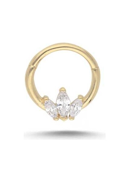 Markiz Lotus Çiçeği Helix Piercing