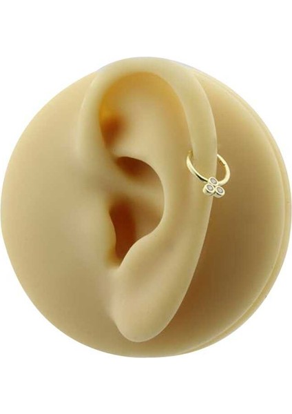 Yuvarlak Üç Taşlı Helix Piercing fiyatları