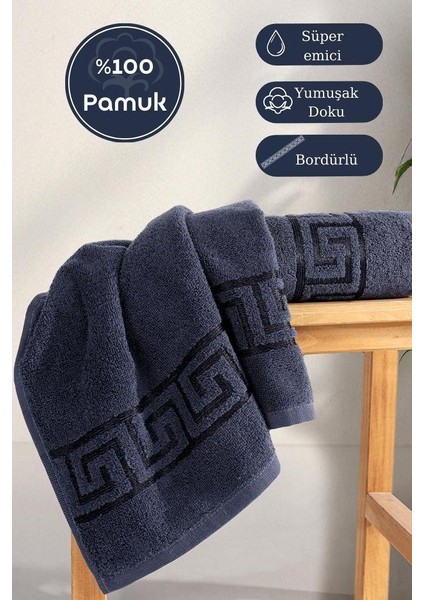 Pamuk Tekli Jakarlı Grek Havlu