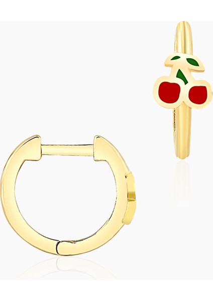 Cherry Halka Çocuk Küpesi