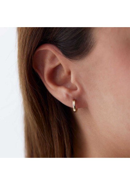 Tektaş Mini Halka J Küpe