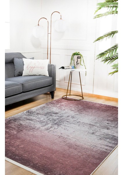 Tula Pembe Modern Etnik Desenli Makinada Yıkanabilir Hav Toz Vermez Leke Tutmayan Kaymaz Taban Dijital Makine Baskı Salon Yolluk Mutfak Halı modelleri