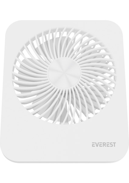 EFN-601 Beyaz 2000MAH 4 Kademeli 4000RPM Hız Metal Ayak Masaüstü USB Fan fiyatları