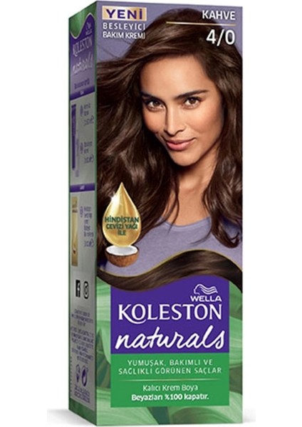 Naturals Saç Boyası Kahve 4/0