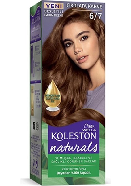 Naturals Saç Boyası Çikolata Kahve 6/7