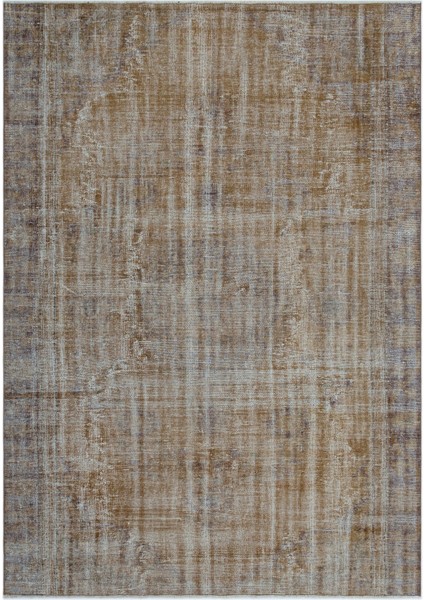 Atina Mavi Eskitme Yün Modern Desenli Yün Hav Toz Vermez Leke Tutmayan Salon Yolluk Mutfak El Dokuma Halı