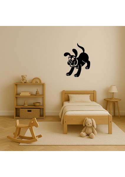 Kırmızı Renkli Köpek Dekoratif Duvar Tablosu - BRNTEK5692-5050 modelleri