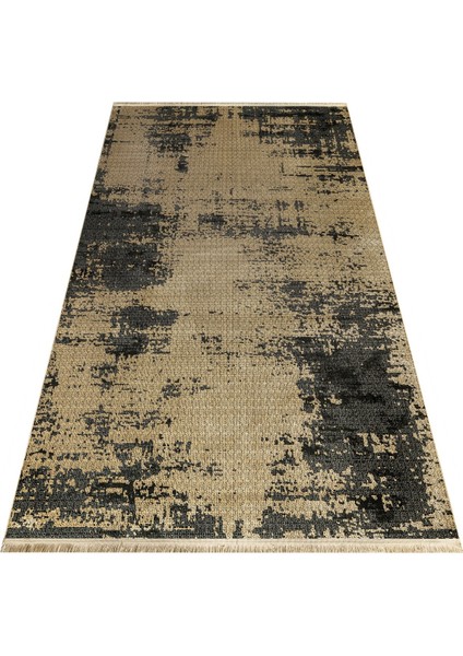 Chhatarpur Modern Sarı Akrilik Dikdörtgen Modern Desenli Akrilik Hav Vermeyen Leke Tutmayan Kolay Temizlenen Yumuşak Makine Salon Yolluk Mutfak Halı fırsatları