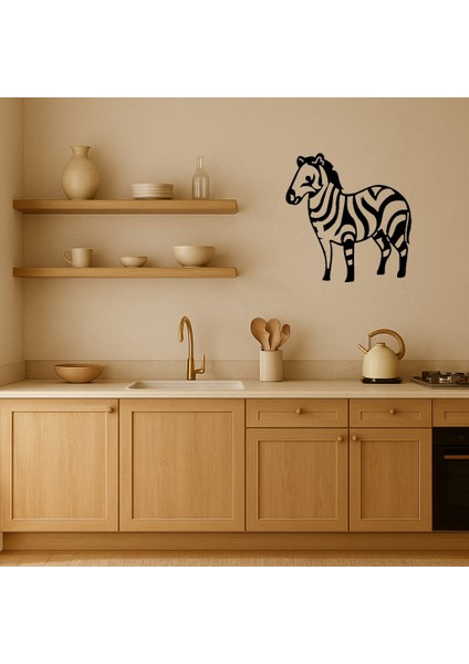 Zebra Desenli Mdf Dekoratif Tablo - BRNTEK8329-5580 fiyatları