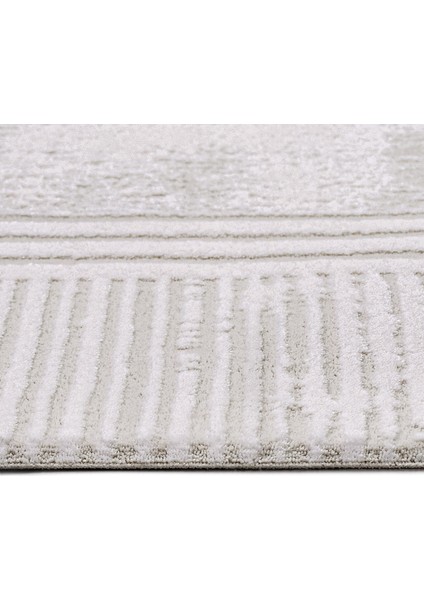 Above Krem Çerçeveli Etnik Modern Desenli Akrilik Hav Vermeyen Leke Tutmayan Kolay Temizlenen Yumuşak Makine Salon Yolluk Mutfak Halı modelleri