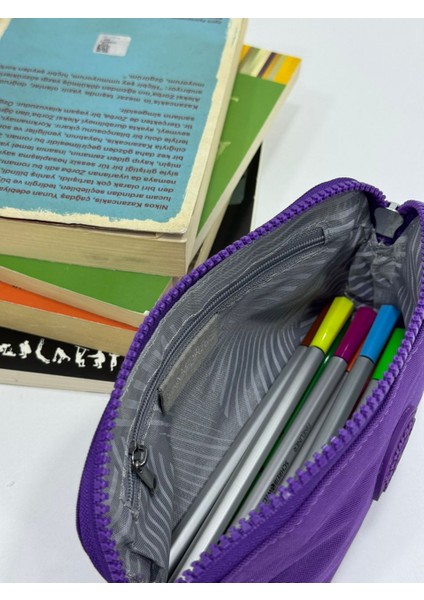 Unisex Suya Dayanıklı Krinkıl Kumaş Sırt Çantası ve Cüzdan Tipi Askılı Kalemlik indirimleri