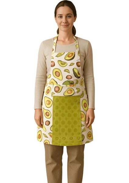 Havlulu Mutfak Önlüğü Pratik Kullanım Önlük