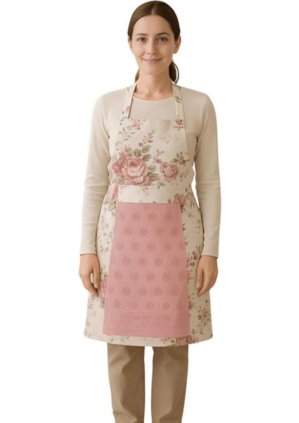 Havlulu Mutfak Önlüğü Pratik Kullanım Önlük