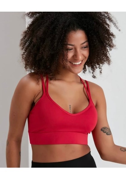 Sırt Çapraz Askılı Crop Bluz - S504570