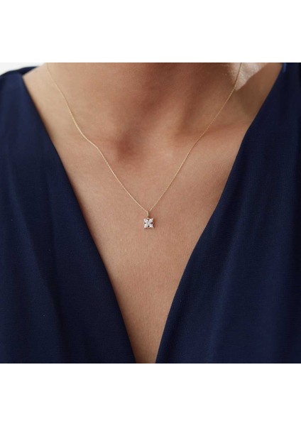 Taşlı Çiçek Kolye fiyatları