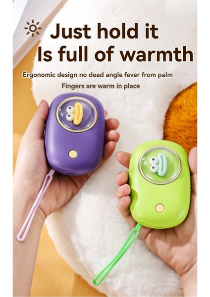 Sevimli El Isıtıcı 2 Seviyeli Isı 250MAH Elektrikli Taşınabilir Cep Isıtıcı USB El Isıtıcı Iç Mekan Dış Mekan Isıtma Uzun D (Yurt Dışından) fiyatları