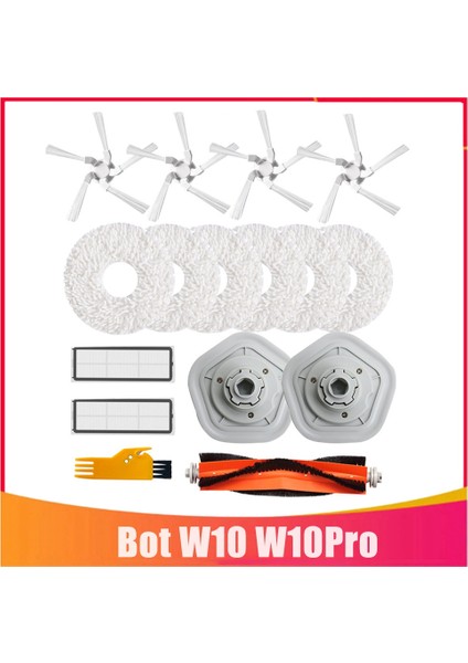 Dreame W10/W10 Pro Robot Süpürge Için 16 Adet Yedek Kit (Yurt Dışından)