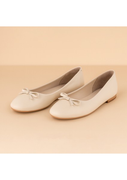 Digo Hakiki Deri Zarif Papyon Detaylı Comfort Babet