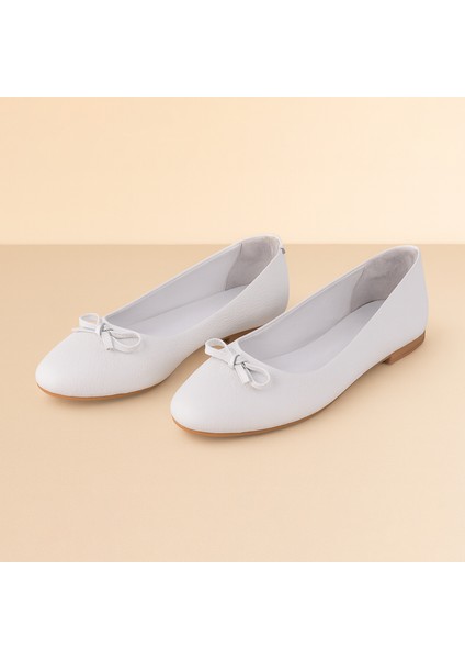 Digo Hakiki Deri Zarif Papyon Detaylı Comfort Babet