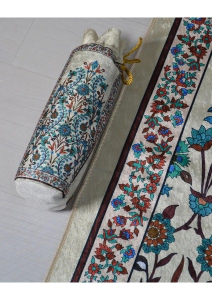 Ipek Dokulu Keseli Seccade Çiçek Desenli Çok Renkli fiyatları
